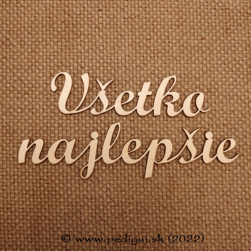 Všetko najlepšie