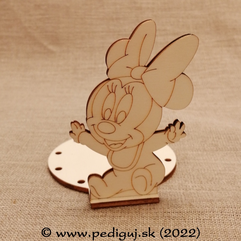 Ceruzkovník - Minnie mouse babo, papierové pletenie
