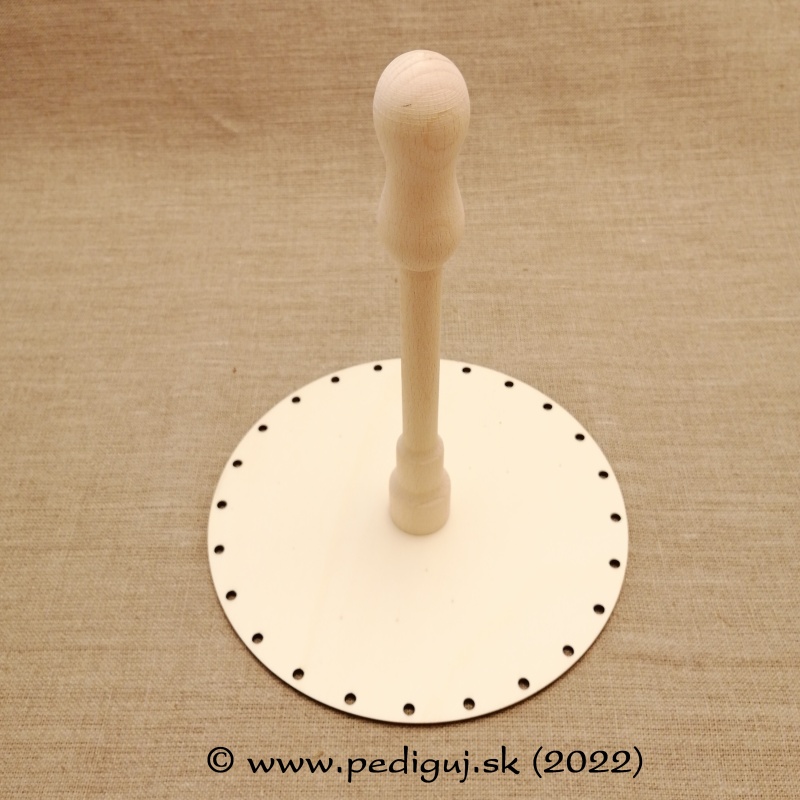 Korenička kruh 20 cm - papierové pletenie počet dierok 24