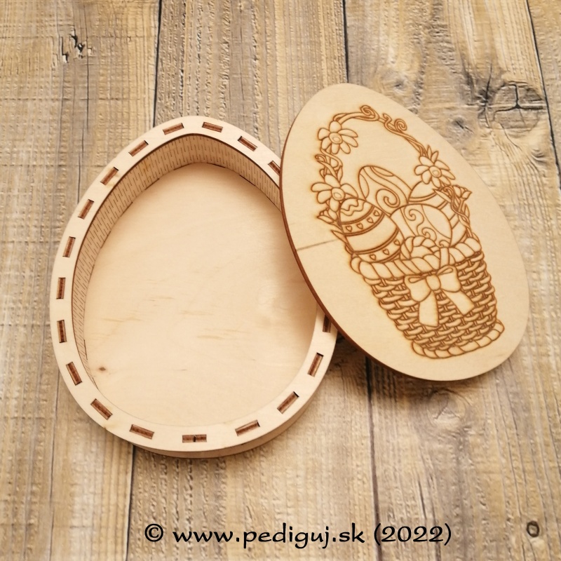 Kazeta vajíčko - výška 4 cm