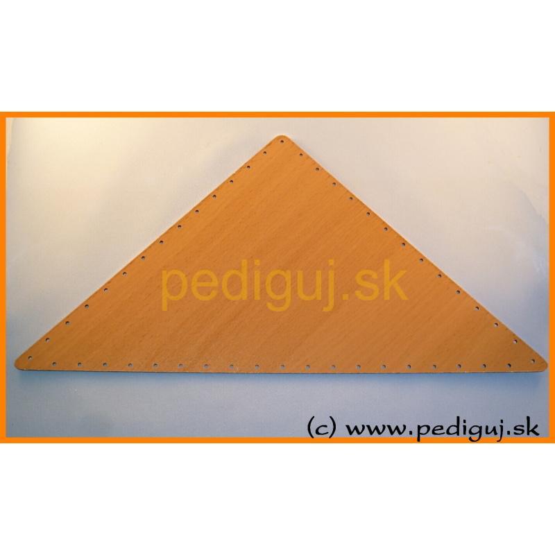 Trojuholník 30x30 cm počet dierok 48