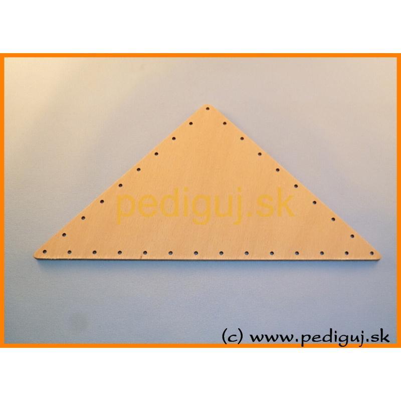 Trojuholník 19x19 cm počet dierok 31