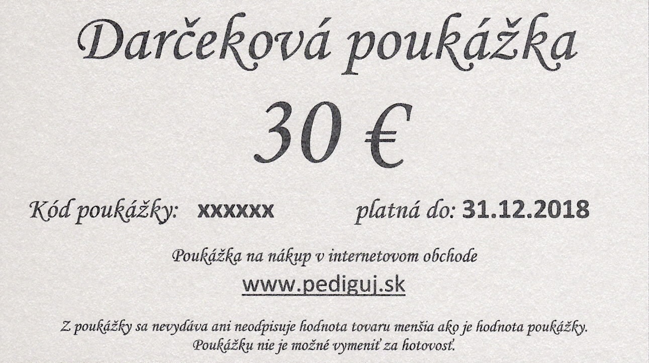 Darčekový balíček 30 €