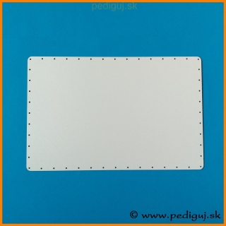 Obdĺžnik 37x24 cm počet dierok 48